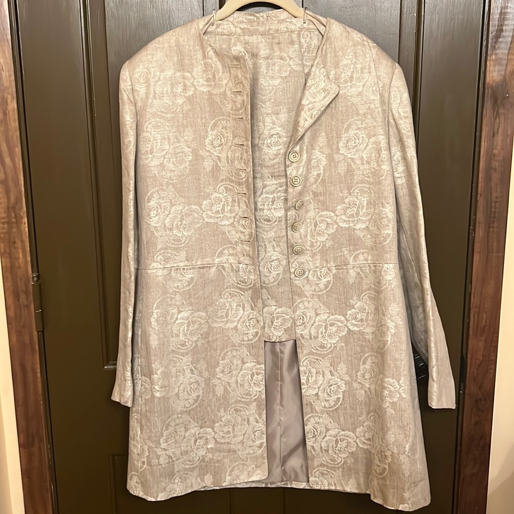 Linen Skirt Suit